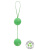 Fuck Green Sphere Balls - Вагінальні кульки, 3,2 см (зелений)