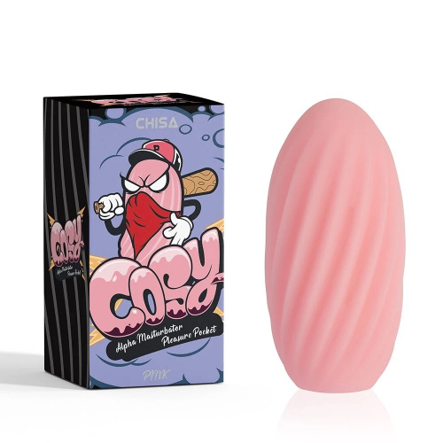 COSY Alpha Masturbator Pleasure Pocket - Мастурбатор-яйцо (розовый) - sex-shop.ua