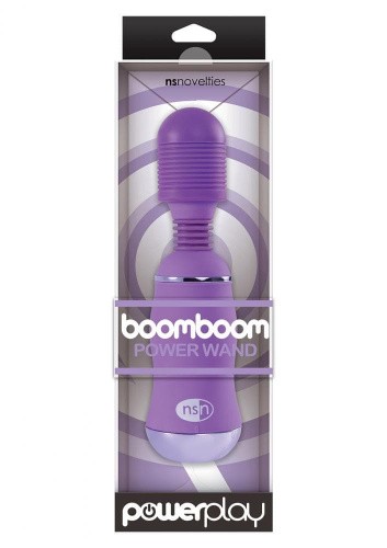 Кліторальний вібратор Boomboom Power Wand Purple (пурпурний)