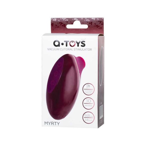 A-Toys Myrty - Вакуумный клиторальный стимулятор, 9.8х5.5 см