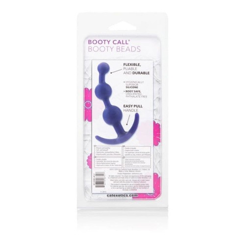 CalExotics Booty Call Booty Beads - анальна ялинка, 12х3.25 см (пурпурний)