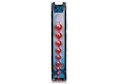 Topco Sales Sex Please! Sexy Beads - анальне намисто, 23.5х2.8 см (рожевий)