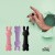 FeelzToys Mister Bunny - Мини-вибратор с двумя насадками, 13.5х3.5 см, (черный) - sex-shop.ua