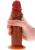 Фалоімітатор Get Real Skin Foreskin Dildo, 19 см - купити в Україні | Секс шоп SEX-SHOP.ua