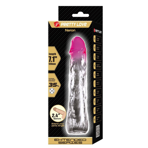 Насадка на пенис Pretty Love Neron, 18 cm