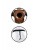 Fetish Fantasy Series 7" Vibrating Hollow Strap-On with Balls - Страпон, 18х4,3 см