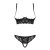 Obsessive Letica set otwarte - еротичний комплект з доступом, L/XL (чорний) - купити в Україні | Секс шоп SEX-SHOP.ua