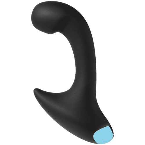 Doc Johnson OptiMale Vibrating P-Curve with Wireless Remote - массажер простаты