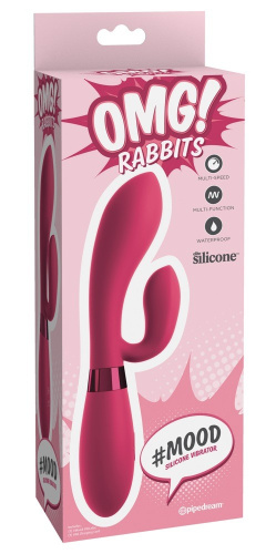 Pipedream OMG Mood Silicone Vibrator - силиконовый вибратор-кролик, 10.1х3.5 см - sex-shop.ua