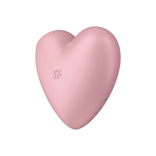 Satisfyer Cutie Heart Blue - Вакуумный стимулятор в виде сердечка, 7.7х7.5 см (розовый) - sex-shop.ua