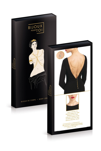 Bijoux Pour Toi Lise Gold - кольє на спину, (золотистий) - купити в Україні | Секс шоп SEX-SHOP.ua