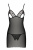 Passion - Lovelia Chemise - Сорочка с вырезами, S/M (чёрная)