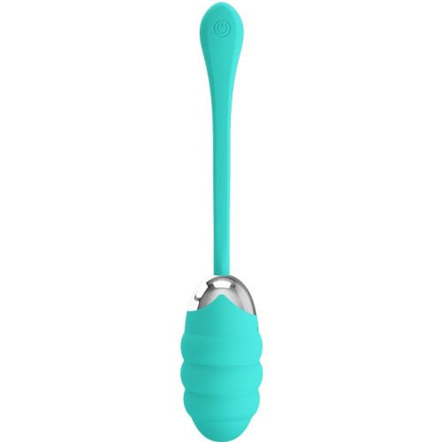 LyBaile Pretty Love Franklin Vibrating Egg Mint - Виброяйцо из силикона, 19.1х3.6 см (мятный)