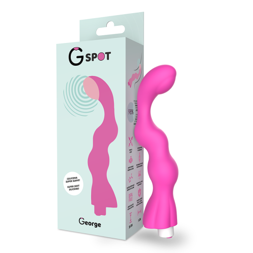 G-SPOT GEORGE - Вибратор для зоны G, 17 см (розовый)