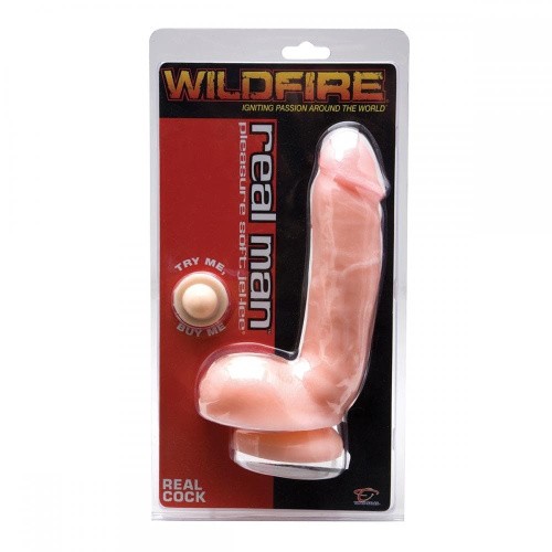 Фаллоимитатор Wildfire® Real Man Jel-Lee® Real Cock, 21,5х5 см - sex-shop.ua