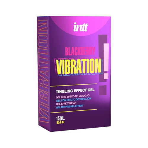 Рідкий вібратор Intt Vibration Blackberry, 15 мл (ожина) - купити в Україні | Секс шоп SEX-SHOP.ua