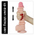 Sliding-Skin Dual Layer Dong 9.5 '' - Фаллоимитатор, 24 см (телесный)