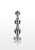 Toy Joy Medium Diamond Star Beads - Пробка анальная, 11.7х2.7 см - sex-shop.ua