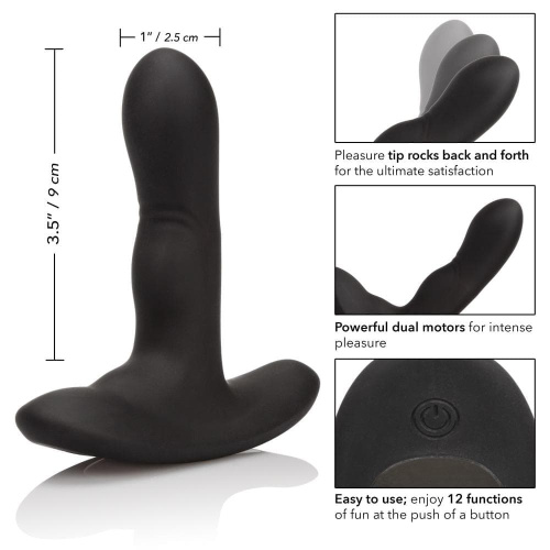 California Exotic Wireless Rocking Probe масажер простати, 9х2, 5 см (чорний) - купити в Україні | Секс шоп SEX-SHOP.ua