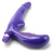 Безремневой страпон с вибрацией Gal Pal, 17х3 см (фиолетовый) - sex-shop.ua