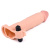 LoveToy Pleasure X-Tender Vibrating Penis Sleeve Flesh Add 3" - Насадка на пенис, +7/5 см (телесный)