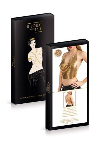 Bijoux Pour Toi Ambre Gold - блестящий топ, (золотистый) - sex-shop.ua