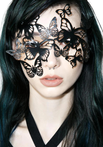 Bijoux Indiscrets - Sybille Mask - Маска на лицо с клеевым креплением - sex-shop.ua