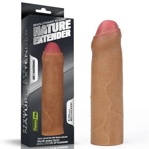 LoveToy - Revolutionary Silicone Nature Extender Uncircumcised Add 1 - Насадка на член, 16.5 см