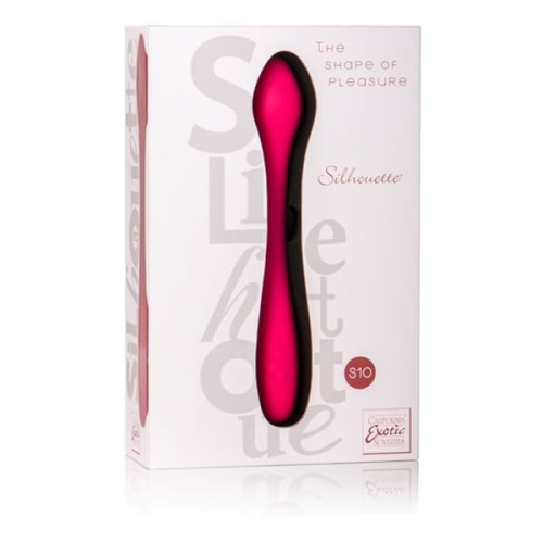 California Exotic Novelties Silhouette S10 - Інтимний вібромасажер, 16.5х3.25 см (рожевий) - купити в Україні | Секс шоп SEX-SHOP.ua