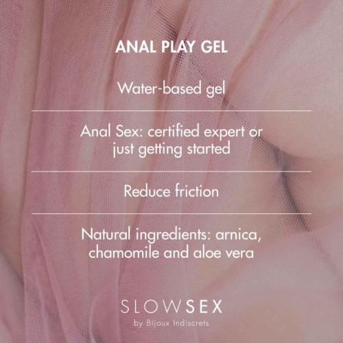 Slow Sex Anal Play сашет гель для анальной стимуляции на водной основе,  2 мл