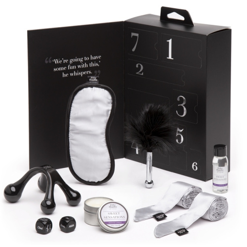 Fifty Shades of Grey Pleasure Overload: Sweet Sensations набор для прелюдии адвент-календарь из 7 предметов