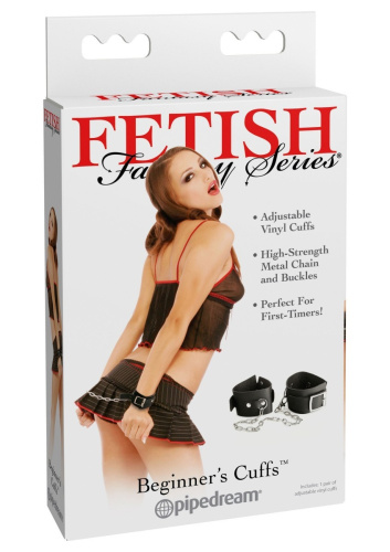 Pipedream Beginners Cuffs - Наручники, (чорний) - купити в Україні | Секс шоп SEX-SHOP.ua