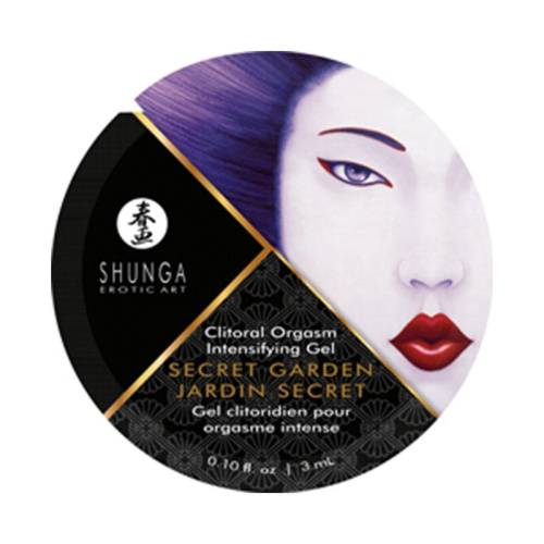 Shunga Secret Garden - Стимулирующий гель для клитора, 3 мл - sex-shop.ua