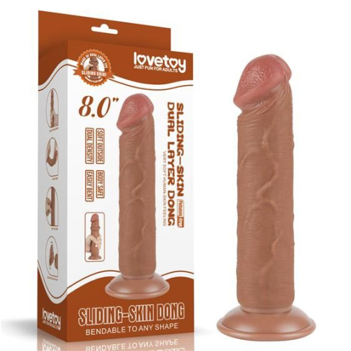 Фалоімітатор Sliding-Skin Dual Layer Dong 8