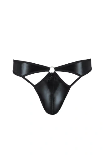 Passion - 033 THONG PAUL black - Сексуальные мужские стринги, XXL/XXXL