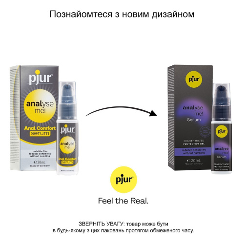Pjur Analyse Me Serum концентрированная сыворотка для анального секса, 20 мл