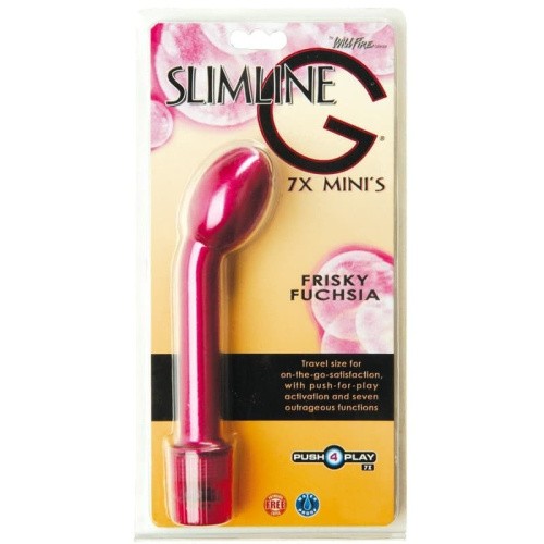 Topco Sales Wildfire Slimline G 7X Minis - Вибратор, 17х3,5 см (пурпурный) - sex-shop.ua