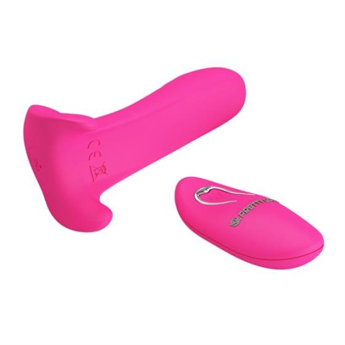 LyBaile Pretty Love Remote Control Massager Pink - Универсальный массажёр с вибрацией и пультом ДУ, 10х2.2 см (розовый)