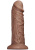 LoveToy - Realistic Chubby Dildo Brown 10.5 '' - Фаллоимитатор, 26.6х6.3 см