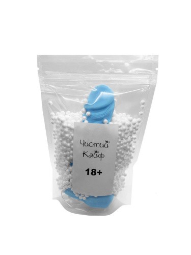 Чистый Кайф Blue size L - Крафтовое мыло-член с присоской, 16,5х3,8 см (голубой) - sex-shop.ua