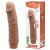Вибратор Barbara Jeff Vibrator Flesh, 19,5 см
