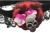 Rubies Skull & Rose Leg Garter - Подвязка с черепом, S-L (чёрный) - sex-shop.ua