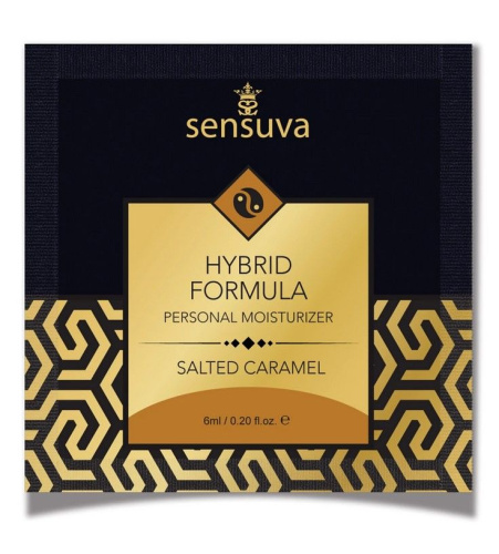 Sensuva – Hybrid Formula Salted Caramel – Пробник лубриканта з ароматом солоної карамелі, 6 мл - купити в Україні | Секс шоп SEX-SHOP.ua
