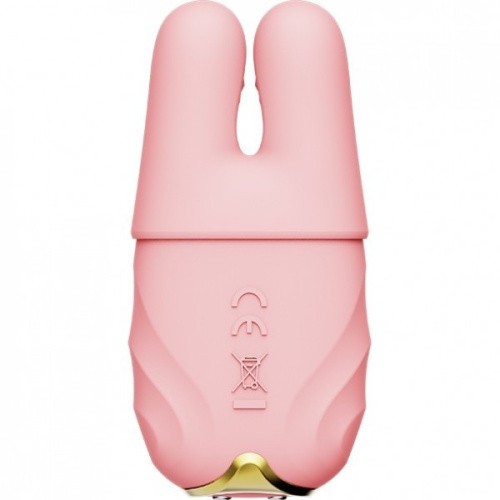 Zalo Nave Coral Pink - Вібратор для грудей з пультом та підключенням до смартфону (рожевий)