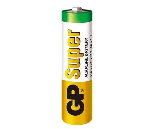 GP Super alkaline - Батарейка AA (15А, B6, S17F, 1.5 V), 1 шт - sex-shop.ua