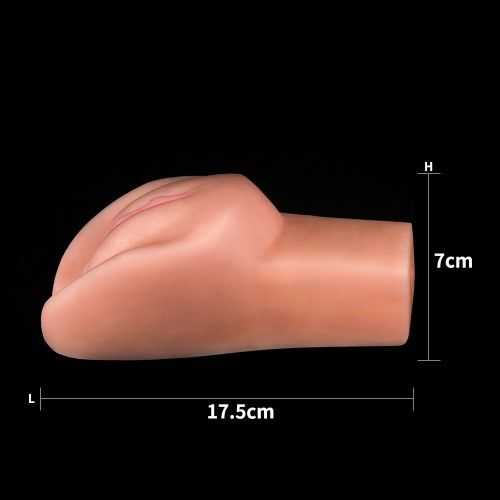 LoveToy Vibrating Pet Pussy # 1 - Мастурбатор, 11 см (телесный)