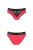 Passion PS001 Panties - Трусики с широкой резинкой и кружевом (красные, размер S)
