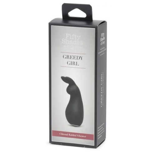 Fifty Shades of Grey Greedy Girl Clitoral Rabbit Vibrator міні вібратор для клітора, 11.4х3.6 см - купити в Україні | Секс шоп SEX-SHOP.ua
