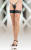 SoftLine Stockings 5520 - чулки в крупную сетку, 2, (черный)