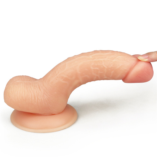 LoveToy - The Ultra Soft Dude Flesh 7" - Фаллоимитатор, 13х3.6 см - sex-shop.ua